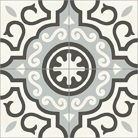 Textures   -   ARCHITECTURE   -   TILES INTERIOR   -   Cement - Encaustic   -  Cement - cementine tiles Pbr texture seamless 22106