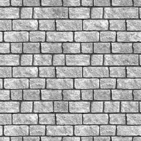 Textures   -   ARCHITECTURE   -   STONES WALLS   -   Stone blocks  - Stone walling with aged face finish texture seamless 20859 - Bump