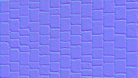 Textures   -   ARCHITECTURE   -   ROADS   -   Paving streets   -   Cobblestone  - Street paving cobblestone texture seamless 18097 - Normal