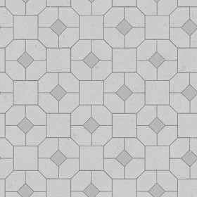 Textures   -   ARCHITECTURE   -   PAVING OUTDOOR   -   Pavers stone   -   Blocks mixed  - Pavers stone mixed size texture seamless 06201 - Displacement