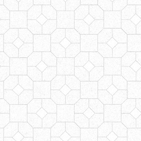 Textures   -   ARCHITECTURE   -   PAVING OUTDOOR   -   Pavers stone   -   Blocks mixed  - Pavers stone mixed size texture seamless 06203 - Ambient occlusion