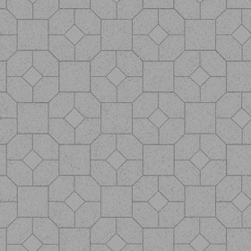 Textures   -   ARCHITECTURE   -   PAVING OUTDOOR   -   Pavers stone   -   Blocks mixed  - Pavers stone mixed size texture seamless 06203 - Displacement