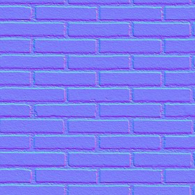 Textures   -   ARCHITECTURE   -   BRICKS   -   Facing Bricks   -   Smooth  - Facing smooth bricks texture seamless 00261 - Normal
