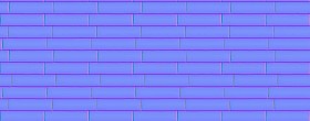 Textures   -   ARCHITECTURE   -   WALLS TILE OUTSIDE  - Wall cladding bricks PBR texture seamless 21539 - Normal