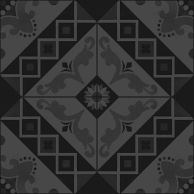 Textures   -   ARCHITECTURE   -   TILES INTERIOR   -   Cement - Encaustic   -   Cement  - cementine tiles Pbr texture seamless 22113 - Specular