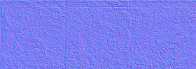 Textures   -   ARCHITECTURE   -   CONCRETE   -   Plates   -   Dirty  - Concrete and stone wall cladding plates texture seamless 19262 - Normal