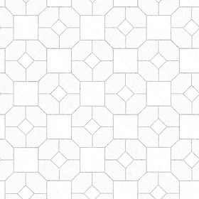 Textures   -   ARCHITECTURE   -   PAVING OUTDOOR   -   Pavers stone   -   Blocks mixed  - Pavers stone mixed size texture seamless 06208 - Ambient occlusion