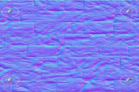 Textures   -   ARCHITECTURE   -   STONES WALLS   -   Claddings stone   -   Interior  - Internal wall cladding stone texture seamless 21194 - Normal