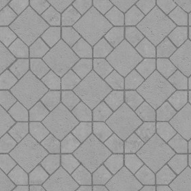 Textures   -   ARCHITECTURE   -   PAVING OUTDOOR   -   Pavers stone   -   Blocks mixed  - Pavers stone regular blocks texture seamless 06209 - Displacement