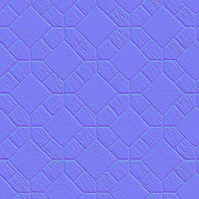 Textures   -   ARCHITECTURE   -   PAVING OUTDOOR   -   Pavers stone   -   Blocks mixed  - Pavers stone regular blocks texture seamless 06210 - Normal
