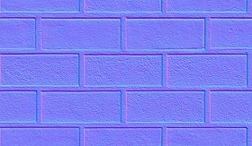 Textures   -   ARCHITECTURE   -   CONCRETE   -   Plates   -   Dirty  - Dirt cinder block cladding texture seamless 19679 - Normal