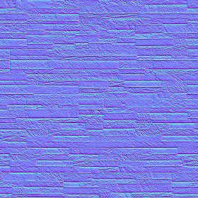Textures   -   ARCHITECTURE   -   STONES WALLS   -   Claddings stone   -   Interior  - stone wall cladding PBR texture seamless 21923 - Normal
