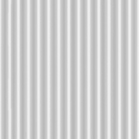 Textures   -   MATERIALS   -   METALS   -  Corrugated - White corrugated metal PBR texture seamless 21777