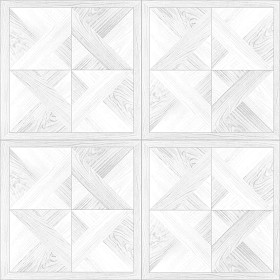 Textures   -   ARCHITECTURE   -   WOOD FLOORS   -   Geometric pattern  - Parquet geometric pattern texture seamless 04850 - Ambient occlusion
