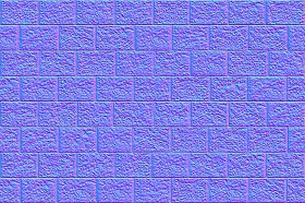 Textures   -   ARCHITECTURE   -   STONES WALLS   -   Stone blocks  - retaining wall stone blocks texture seamless 21354 - Normal