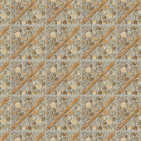 Textures   -   ARCHITECTURE   -   PAVING OUTDOOR   -   Pavers stone   -  Blocks mixed - Pavers stone mixed size texture seamless 06100