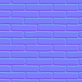 Textures   -   ARCHITECTURE   -   BRICKS   -   White Bricks  - White bricks texture seamles 00502 - Normal