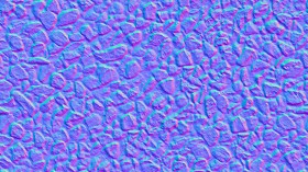 Textures   -   NATURE ELEMENTS   -   GRAVEL &amp; PEBBLES  - Frozen pebbles texture seamless 20191 - Normal