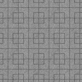 Textures   -   ARCHITECTURE   -   PAVING OUTDOOR   -   Concrete   -   Blocks regular  - Paving outdoor concrete regular block texture seamless 05756 - Displacement