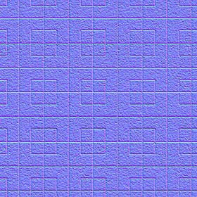 Textures   -   ARCHITECTURE   -   PAVING OUTDOOR   -   Concrete   -   Blocks regular  - Paving outdoor concrete regular block texture seamless 05756 - Normal