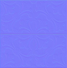 Textures   -   ARCHITECTURE   -   TILES INTERIOR   -   Cement - Encaustic   -   Cement  - cementine tiles Pbr texture seamless 22127 - Normal