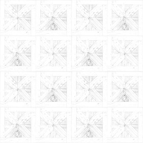 Textures   -   ARCHITECTURE   -   WOOD FLOORS   -   Geometric pattern  - Parquet geometric pattern texture seamless 04856 - Ambient occlusion