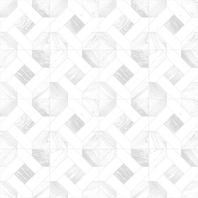 Textures   -   ARCHITECTURE   -   WOOD FLOORS   -   Geometric pattern  - Parquet geometric pattern texture seamless 04858 - Ambient occlusion