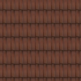 Textures   -   ARCHITECTURE   -   ROOFINGS   -  Clay roofs - Terracotta roof tile texture seamless 03477