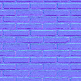 Textures   -   ARCHITECTURE   -   BRICKS   -   Facing Bricks   -   Smooth  - Facing smooth bricks texture seamless 00263 - Normal