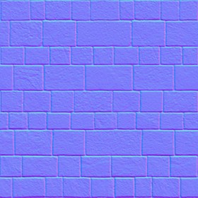 Textures   -   ARCHITECTURE   -   PAVING OUTDOOR   -   Pavers stone   -   Blocks mixed  - porphyry flooring pbr texture seamless 22400 - Normal