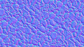 Textures   -   NATURE ELEMENTS   -   GRAVEL &amp; PEBBLES  - White pebbles texture seamless 20678 - Normal