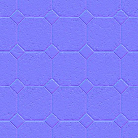 Textures   -   ARCHITECTURE   -   PAVING OUTDOOR   -   Concrete   -   Blocks regular  - Paving outdoor concrete regular block texture seamless 05766 - Normal