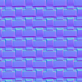 Textures   -   ARCHITECTURE   -   TILES INTERIOR   -   Mosaico   -   Mixed format  - Mosaic 3d ceramic wall tiles texture seamless 20983 - Normal