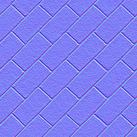 Textures   -   ARCHITECTURE   -   PAVING OUTDOOR   -   Concrete   -   Blocks regular  - Paving outdoor concrete regular block texture seamless 05771 - Normal