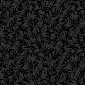 Textures   -   MATERIALS   -   WALLPAPER   -   various patterns  - Leaves wallpaper texture seamless 20834 - Specular