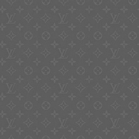 Textures   -   MATERIALS   -   LEATHER  - Louis Vuitton black leather PBR texture seamless 22089 - Displacement