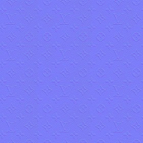 Textures   -   MATERIALS   -   LEATHER  - Louis Vuitton black leather PBR texture seamless 22089 - Normal