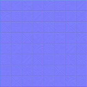 Textures   -   ARCHITECTURE   -   TILES INTERIOR   -   Cement - Encaustic   -   Cement  - cementine tiles Pbr texture seamless 22146 - Normal