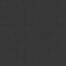 Textures   -   ARCHITECTURE   -   TILES INTERIOR   -   Cement - Encaustic   -   Cement  - cementine tiles Pbr texture seamless 22146 - Specular
