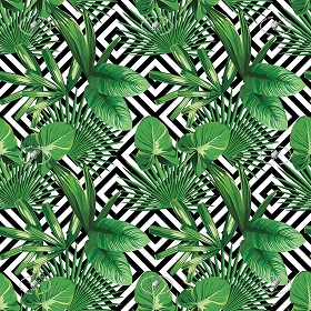 Textures   -   MATERIALS   -   WALLPAPER   -  various patterns - Vinyl wallpaper with palm leaves texture seamless 20925