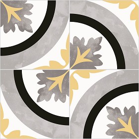 Textures   -   ARCHITECTURE   -   TILES INTERIOR   -   Cement - Encaustic   -  Cement - cementine tiles Pbr texture seamless 22153