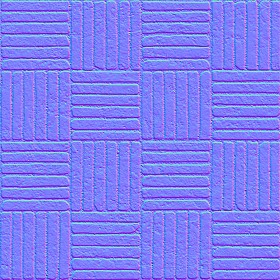 Textures   -   ARCHITECTURE   -   PAVING OUTDOOR   -   Concrete   -   Blocks regular  - Paving outdoor concrete regular block texture seamless 05782 - Normal