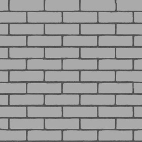 Textures   -   ARCHITECTURE   -   BRICKS   -   Facing Bricks   -   Smooth  - Facing smooth bricks texture seamless 00265 - Displacement