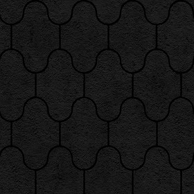Textures   -   ARCHITECTURE   -   PAVING OUTDOOR   -   Concrete   -   Blocks mixed  - Paving concrete mixed size texture seamless 05577 - Specular