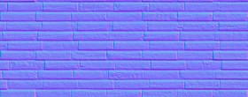 Textures   -   ARCHITECTURE   -   WALLS TILE OUTSIDE  - wall cladding bricks PBR texture seamless 21543 - Normal