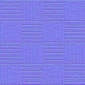 Textures   -   ARCHITECTURE   -   PAVING OUTDOOR   -   Concrete   -   Blocks regular  - Paving outdoor concrete regular block texture seamless 05785 - Normal