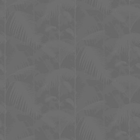 Textures   -   MATERIALS   -   WALLPAPER   -   various patterns  - Vinyl wallpaper with palm leaves PBR texture seamless 21566 - Displacement