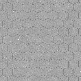 Textures   -   ARCHITECTURE   -   TILES INTERIOR   -  Hexagonal mixed - Concrete hexagonal tile texture seamless 17116