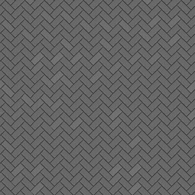 Textures   -   ARCHITECTURE   -   PAVING OUTDOOR   -   Concrete   -   Herringbone  - Concrete paving herringbone outdoor texture seamless 05806 - Displacement