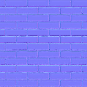 Textures   -   ARCHITECTURE   -   BRICKS   -   Facing Bricks   -   Smooth  - Facing smooth bricks texture seamless 00266 - Normal